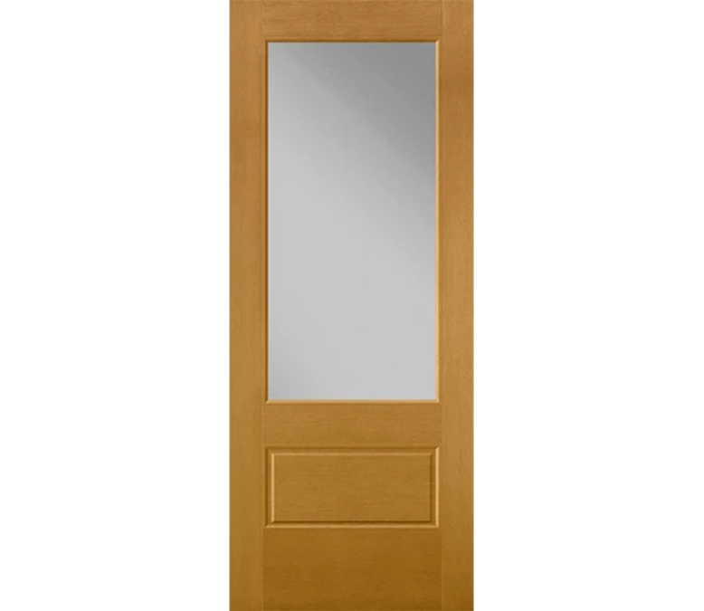 Colorado Springs 3 Quaters Light Fiberglass Entry Door