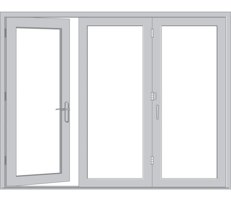 Colorado Springs Pella Architect Reserve Series Contemporary Bifold Patio Door