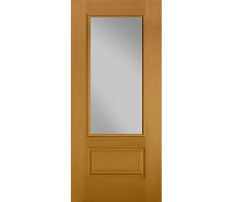 Colorado Springs Three Quaters light Fiberglass Entry Door