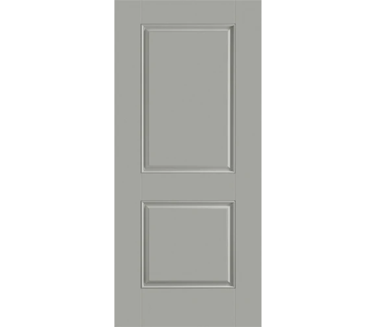 Colorado Springs Two Panel Square Fiberglass Entry Door